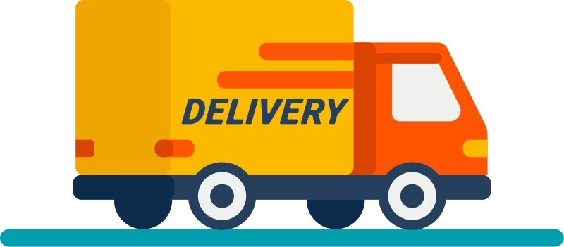 Delivery truck illustration representing logistics operations